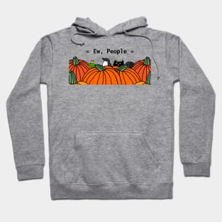 Animals and Pumpkins say Ew People Hoodie